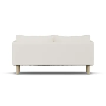 Linnevik καναπές - Jump Off White 1954-Λευκή λαδωμένη δρυς, 2 θέσεων, χωρίς φούστα - 1898