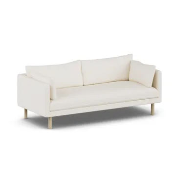 Linnevik καναπές - Jump Off White 1954-Λευκή λαδωμένη δρυς, 3 θέσεων, χωρίς φούστα - 1898