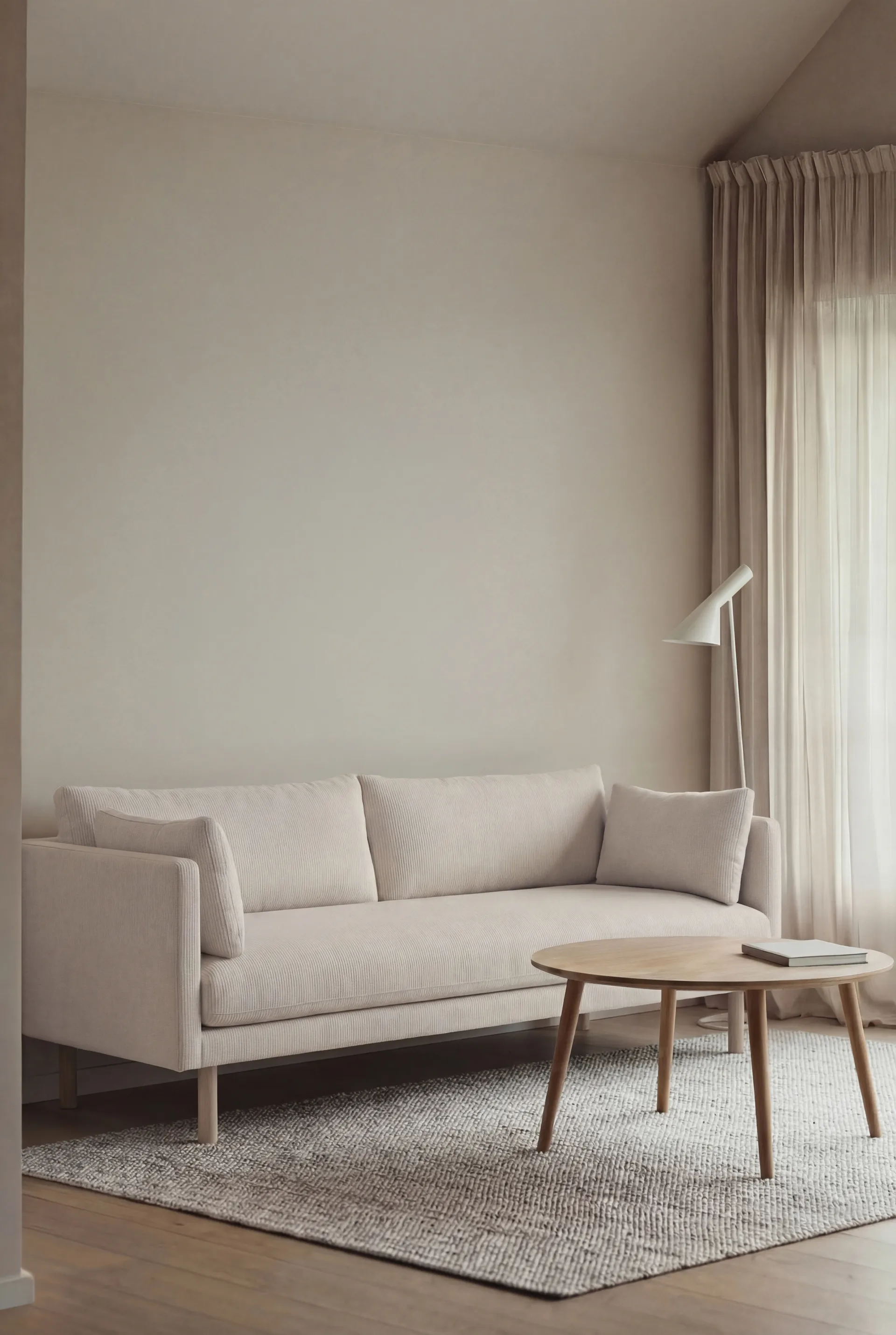 Linnevik καναπές, Jump Off White 1954-Λευκή λαδωμένη δρυς, 3 θέσεων 1898