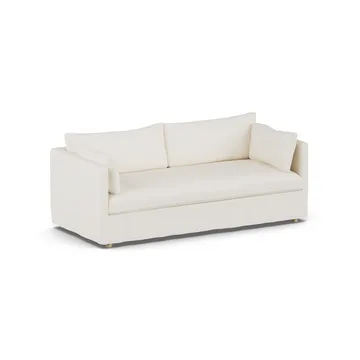 Linnevik καναπές - Jump off white 1954-Λευκή λαδωμένη δρυς, 3 θέσεων, με φούστα - 1898