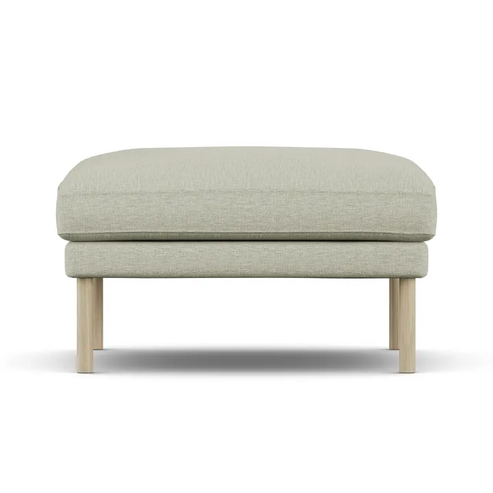 Linnevik υποπόδιο - Luiza Beige 3981-Λευκή λαδωμένη δρυς, χωρίς φούστα - 1898