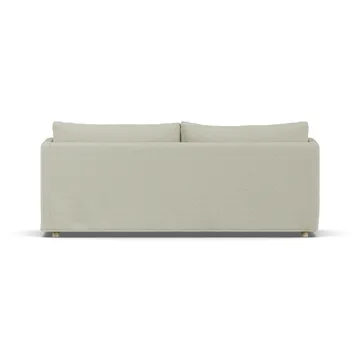 Linnevik καναπές - Luiza Beige 3981-Λευκή λαδωμένη δρυς, 3 θέσεων, με φούστα - 1898