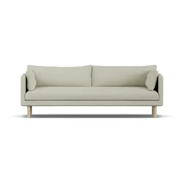 Linnevik καναπές - Luiza Beige 3981-Λευκή λαδωμένη δρυς, 4 θέσεων, χωρίς φούστα - 1898