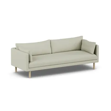 Linnevik καναπές - Luiza Beige 3981-Λευκή λαδωμένη δρυς, 4 θέσεων, χωρίς φούστα - 1898