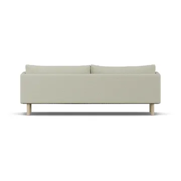 Linnevik καναπές - Luiza Beige 3981-Λευκή λαδωμένη δρυς, 4 θέσεων, χωρίς φούστα - 1898