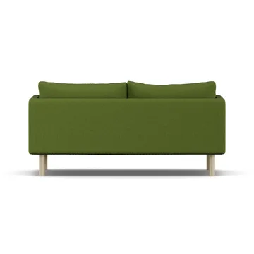 Linnevik καναπές - Luiza Green 3975-Λευκή λαδωμένη δρυς, 2 θέσεων, χωρίς φούστα - 1898