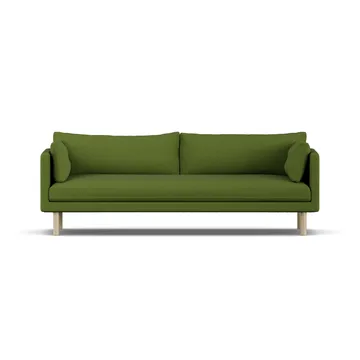 Linnevik καναπές - Luiza Green 3975-Λευκή λαδωμένη δρυς, 4 θέσεων, χωρίς φούστα - 1898
