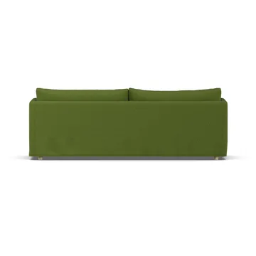 Linnevik καναπές - Luiza Green 3975-Λευκή λαδωμένη δρυς, 4 θέσεων, με φούστα - 1898