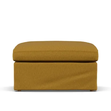 Linnevik υποπόδιο - Luiza Mustard 3972-Λευκή λαδωμένη δρυς, με φούστα - 1898