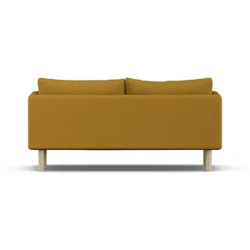 Linnevik καναπές - Luiza Mustard 3972-Λευκή λαδωμένη δρυς, 2 θέσεων, χωρίς φούστα - 1898