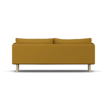 Linnevik καναπές - Luiza Mustard 3972-Λευκή λαδωμένη δρυς, 3 θέσεων, χωρίς φούστα - 1898