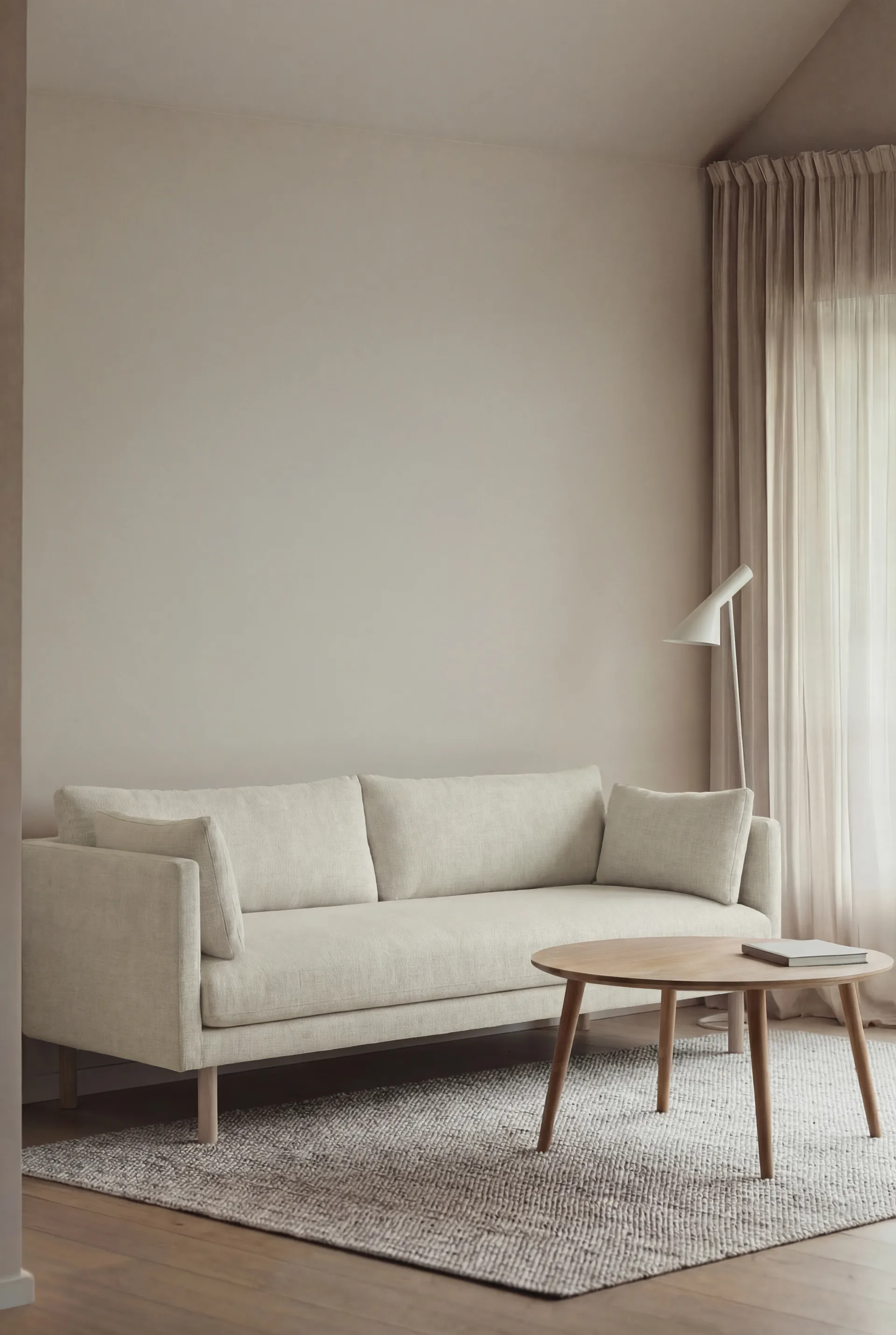 Linnevik καναπές, Oslo Nature 1540-Λευκή λαδωμένη δρυς, 3 θέσεων 1898