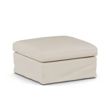 Linnevik υποπόδιο - Same Beige 6670-Λευκή λαδωμένη δρυς, με φούστα - 1898