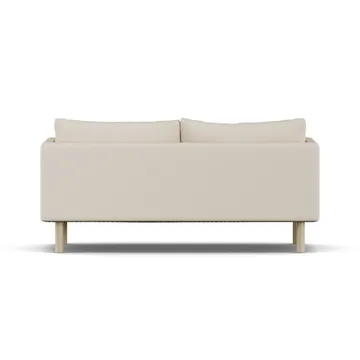 Linnevik καναπές - Same Beige 6670-Λευκή λαδωμένη δρυς, 2 θέσεων, χωρίς φούστα - 1898