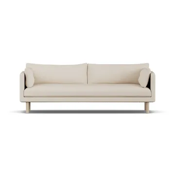 Linnevik καναπές - Same Beige 6670-Λευκή λαδωμένη δρυς, 4 θέσεων, χωρίς φούστα - 1898