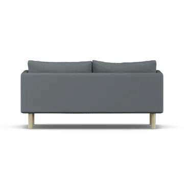 Linnevik καναπές - Same Blue 6678-Λευκή λαδωμένη δρυς, 2 θέσεων, χωρίς φούστα - 1898