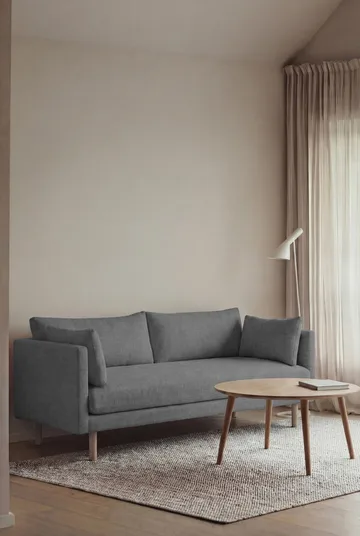 Linnevik καναπές - Same Blue 6678-Λευκή λαδωμένη δρυς, 2 θέσεων - 1898