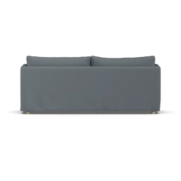 Linnevik καναπές - Same Blue 6678-Λευκή λαδωμένη δρυς, 3 θέσεων, με φούστα - 1898