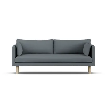 Linnevik καναπές - Same Blue 6678-Λευκή λαδωμένη δρυς, 3 θέσεων, χωρίς φούστα - 1898