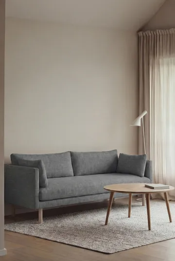 Linnevik καναπές - Same Blue 6678-Λευκή λαδωμένη δρυς, 3 θέσεων - 1898