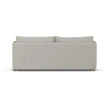 Linnevik καναπές - Same Grey 6673-Λευκή λαδωμένη δρυς, 3 θέσεων, με φούστα - 1898