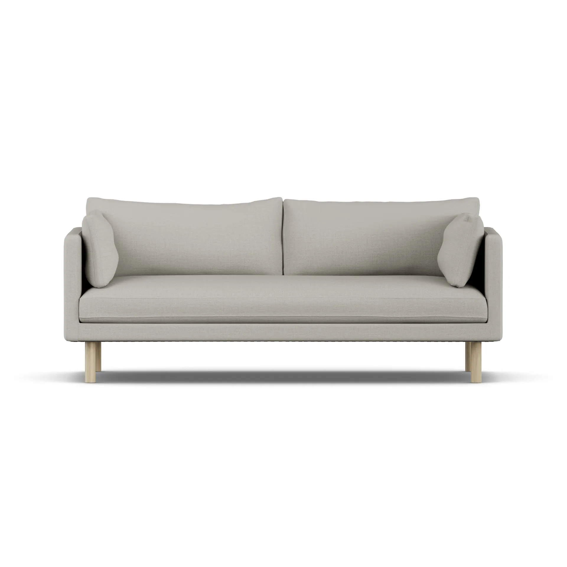 Linnevik καναπές, Same Grey 6673-Λευκή λαδωμένη δρυς, 3 θέσεων, χωρίς φούστα 1898