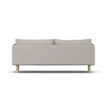 Linnevik καναπές - Same Grey 6673-Λευκή λαδωμένη δρυς, 3 θέσεων, χωρίς φούστα - 1898