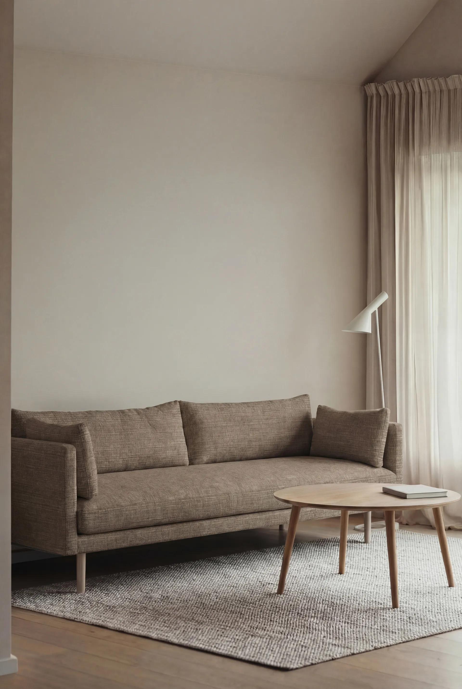 Linnevik καναπές, Same Mole 6674-Λευκή λαδωμένη δρυς, 4 θέσεων 1898