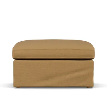 Linnevik υποπόδιο - Same Ochre 6676-Λευκή λαδωμένη δρυς, με φούστα - 1898