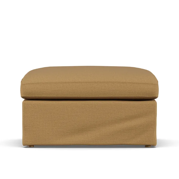 Linnevik υποπόδιο - Same Ochre 6676-Λευκή λαδωμένη δρυς, με φούστα - 1898