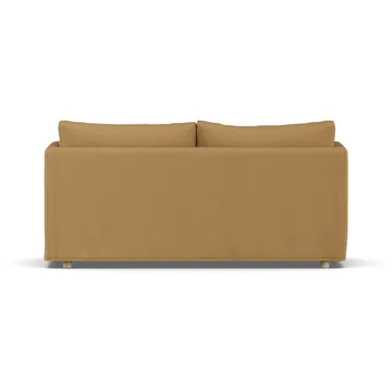 Linnevik καναπές - Same Ochre 6676-Λευκή λαδωμένη δρυς, 2 θέσεων, με φούστα - 1898