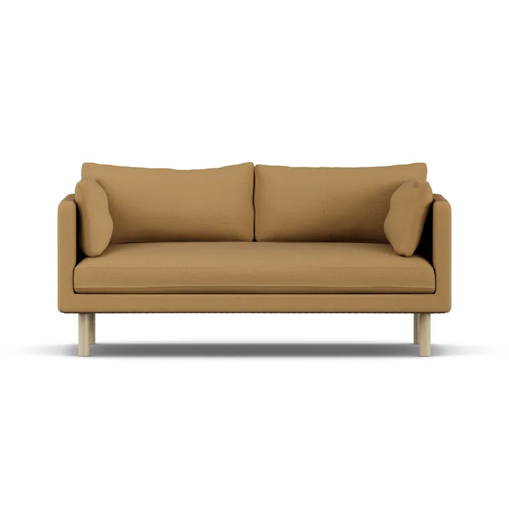 Linnevik καναπές - Same Ochre 6676-Λευκή λαδωμένη δρυς, 2 θέσεων, χωρίς φούστα - 1898