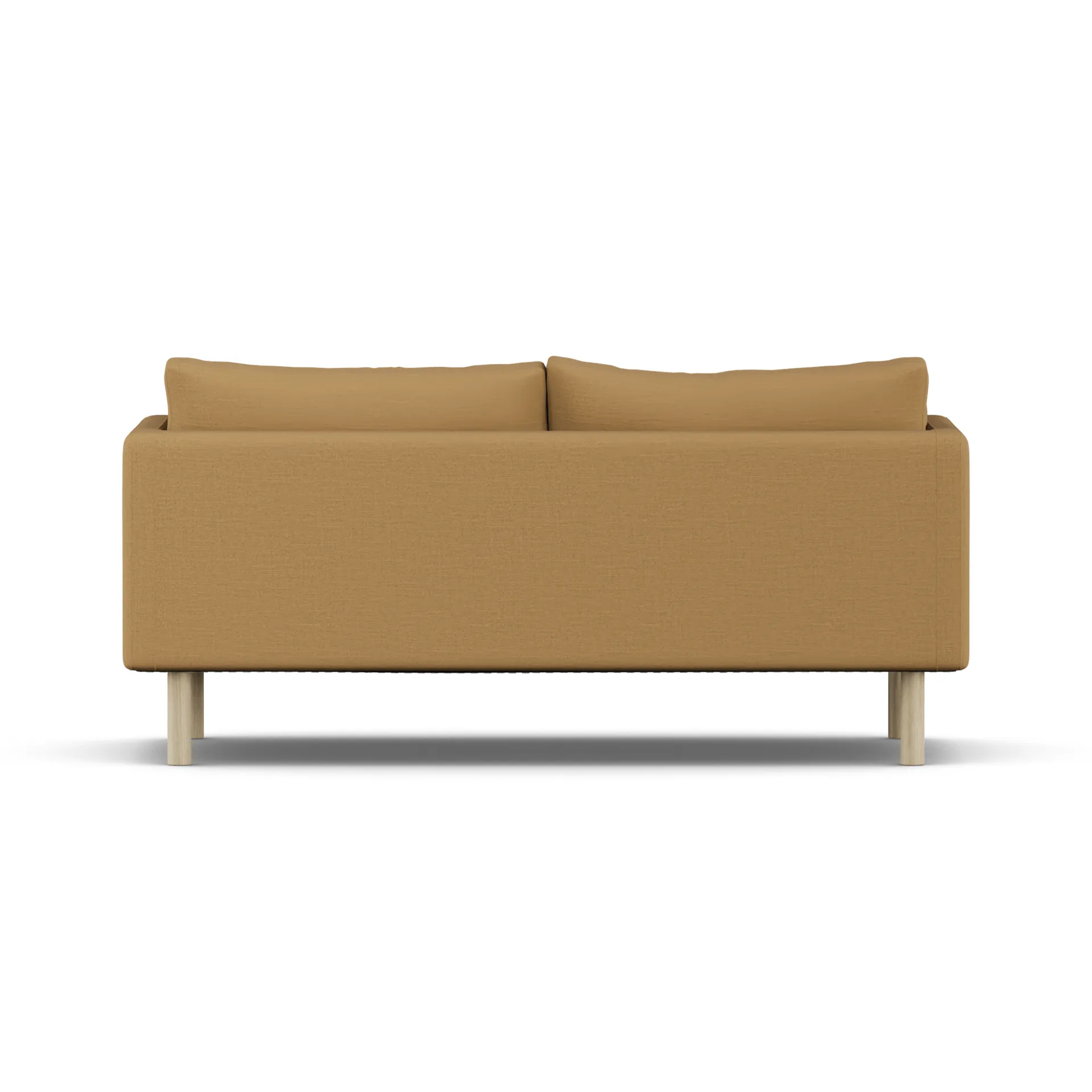 Linnevik καναπές, Same Ochre 6676-Λευκή λαδωμένη δρυς, 2 θέσεων, χωρίς φούστα 1898
