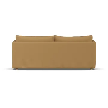 Linnevik καναπές - Same Ochre 6676-Λευκή λαδωμένη δρυς, 3 θέσεων, με φούστα - 1898