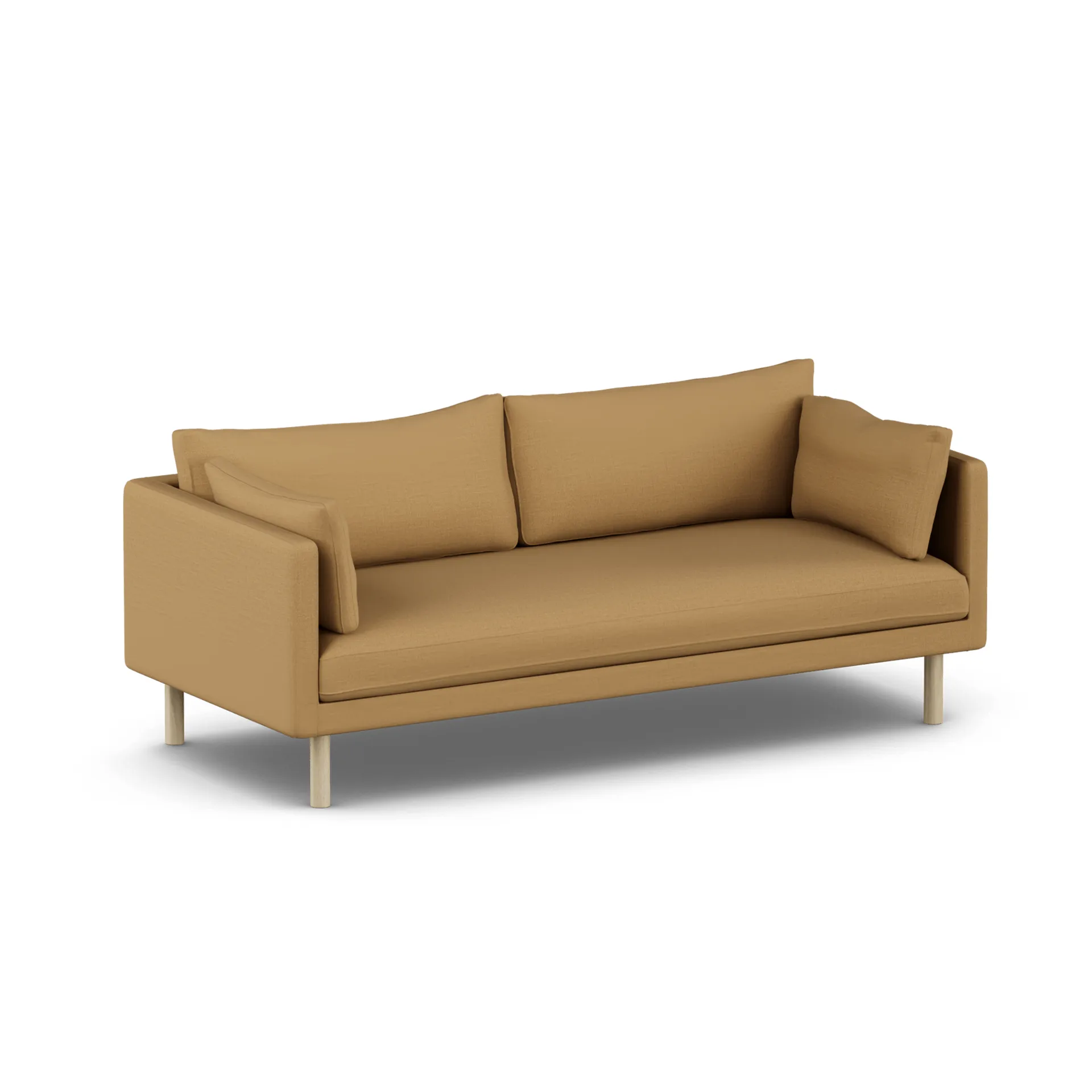Linnevik καναπές, Same Ochre 6676-Λευκή λαδωμένη δρυς, 3 θέσεων, χωρίς φούστα 1898