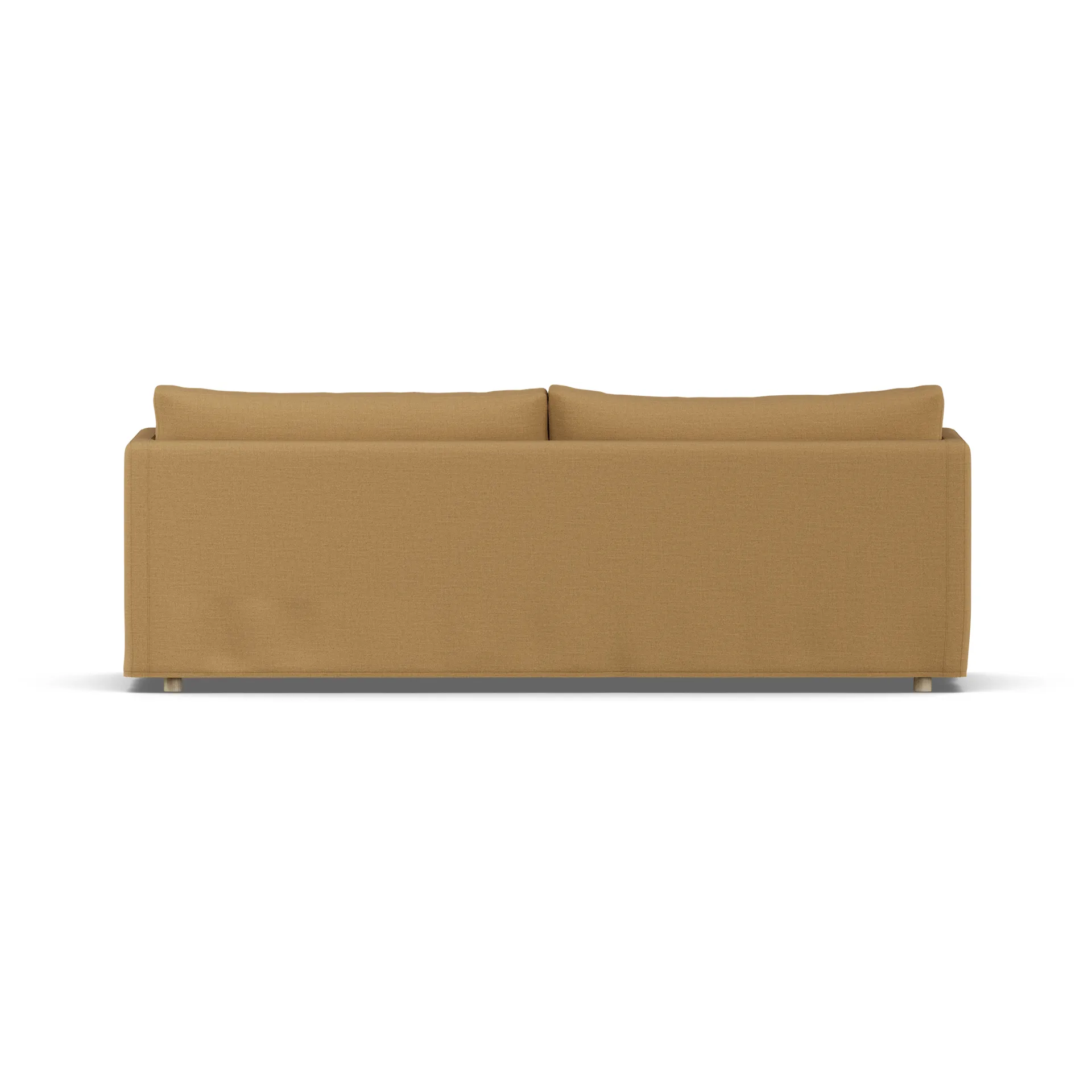 Linnevik καναπές, Same Ochre 6676-Λευκή λαδωμένη δρυς, 4 θέσεων, με φούστα 1898