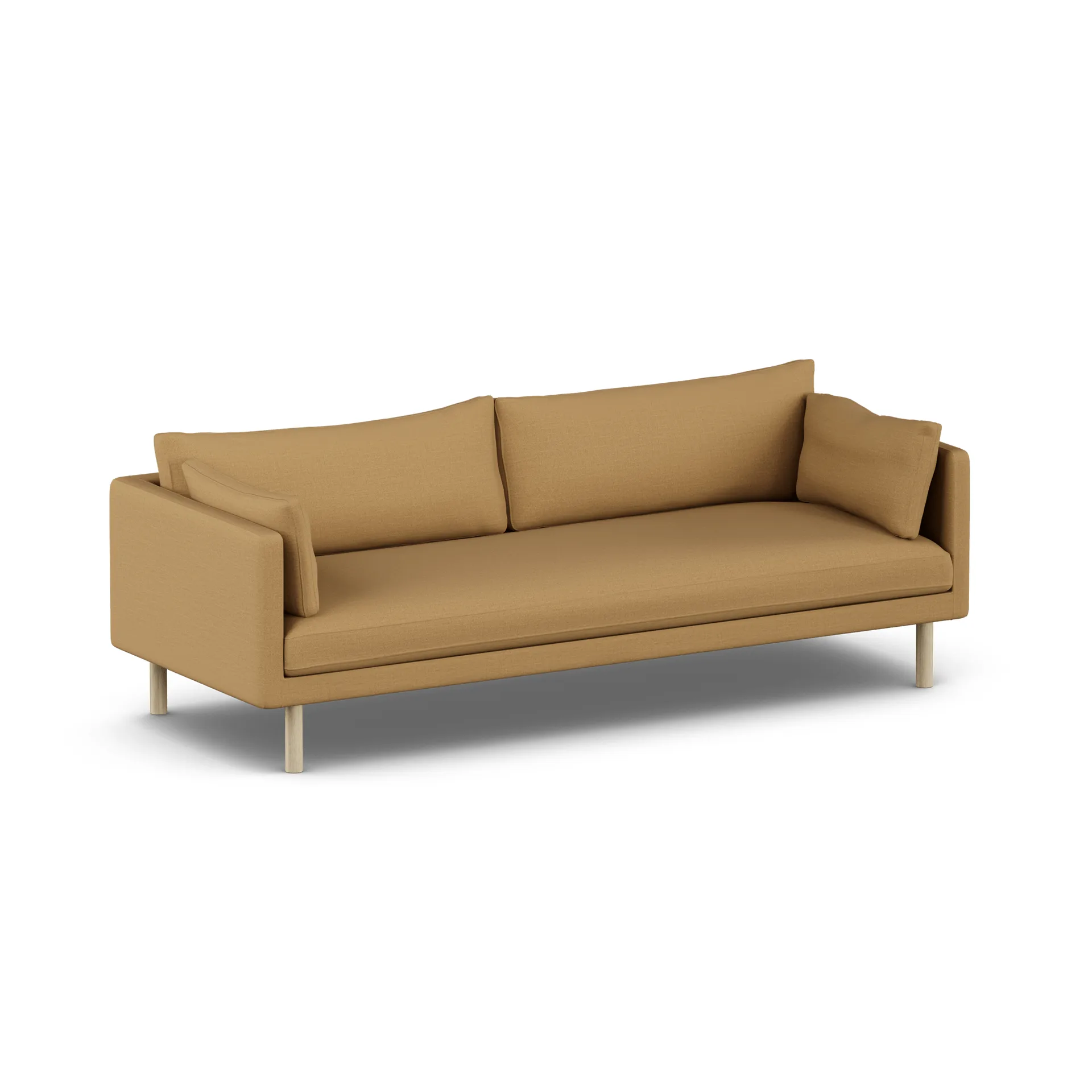 Linnevik καναπές, Same Ochre 6676-Λευκή λαδωμένη δρυς, 4 θέσεων, χωρίς φούστα 1898