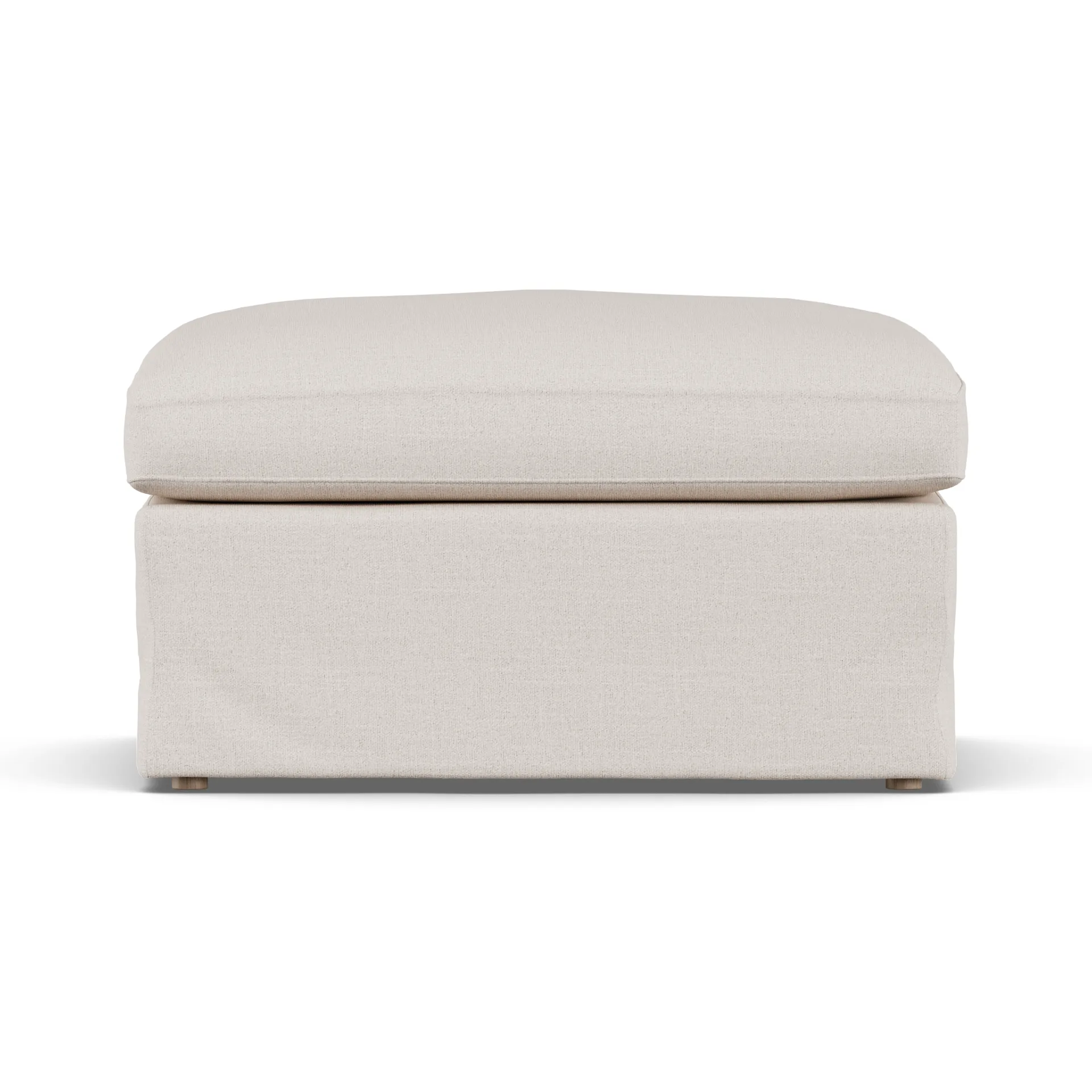 Linnevik υποπόδιο, Same Off White 6671-Λευκή λαδωμένη δρυς, με φούστα 1898