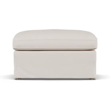 Linnevik υποπόδιο - Same Off White 6671-Λευκή λαδωμένη δρυς, με φούστα - 1898