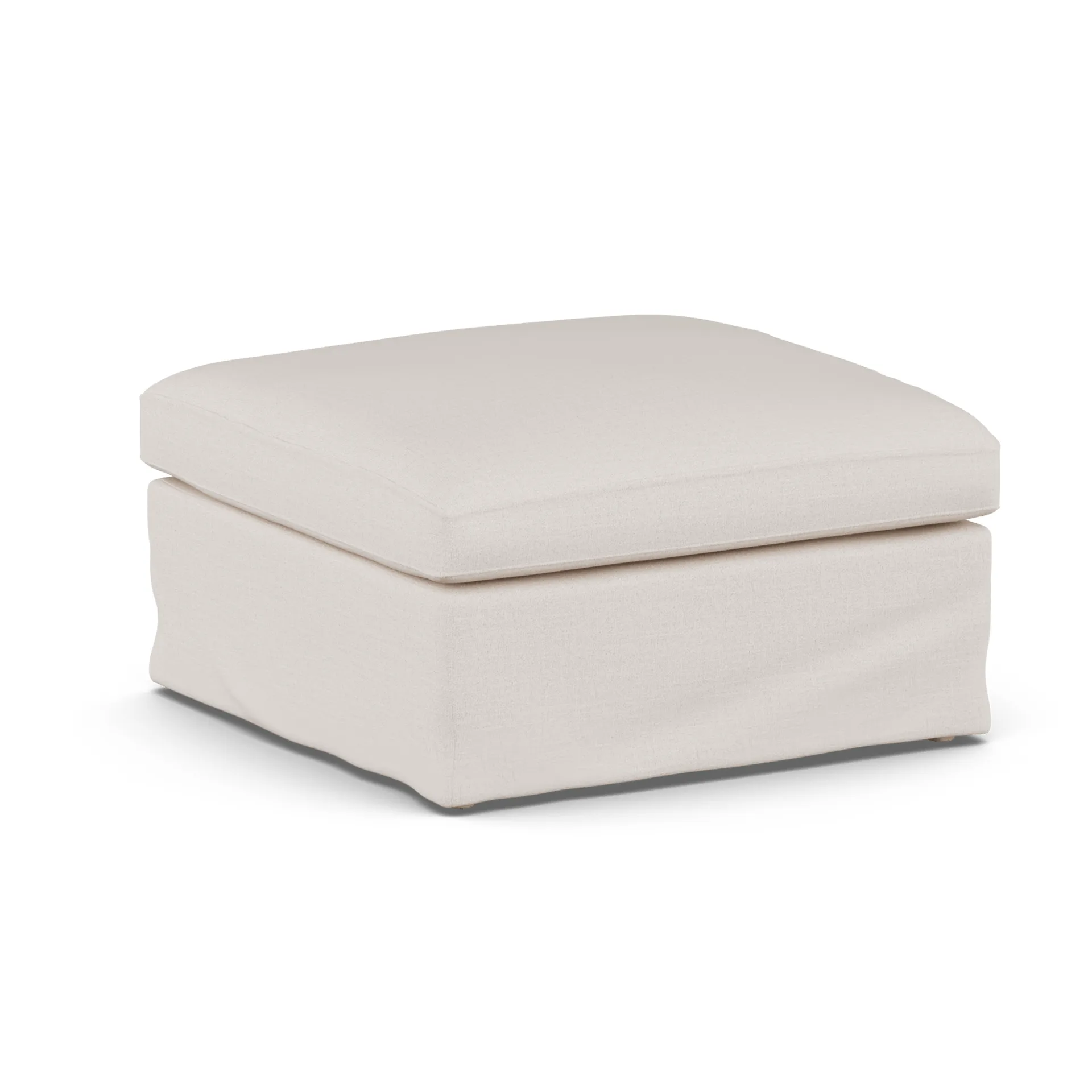 Linnevik υποπόδιο, Same Off White 6671-Λευκή λαδωμένη δρυς, με φούστα 1898
