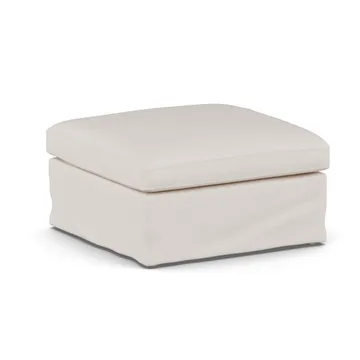 Linnevik υποπόδιο - Same Off White 6671-Λευκή λαδωμένη δρυς, με φούστα - 1898