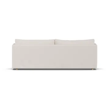 Linnevik καναπές - Same Off White 6671-Λευκή λαδωμένη δρυς, 4 θέσεων, με φούστα - 1898