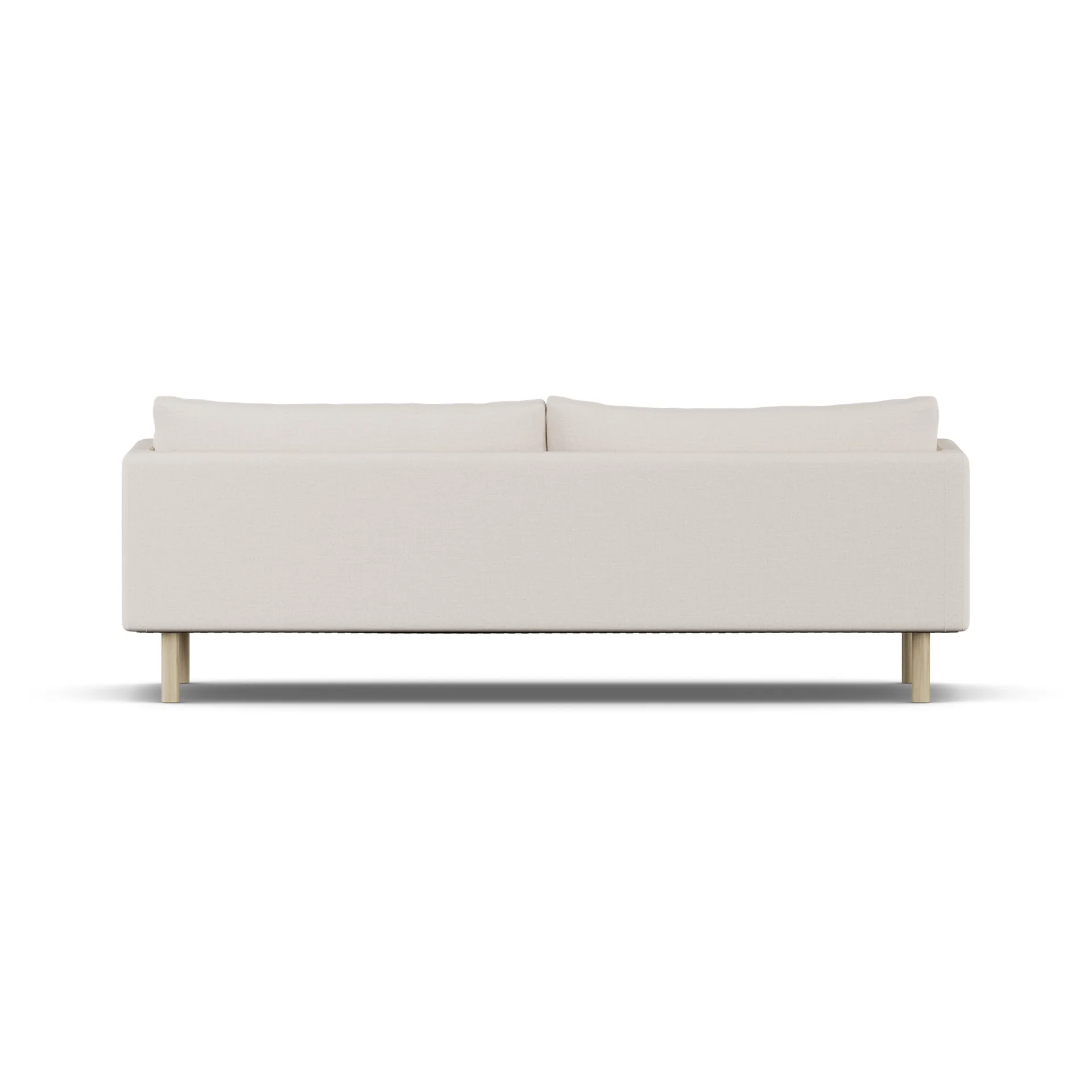 Linnevik καναπές, Same Off White 6671-Λευκή λαδωμένη δρυς, 4 θέσεων, χωρίς φούστα 1898