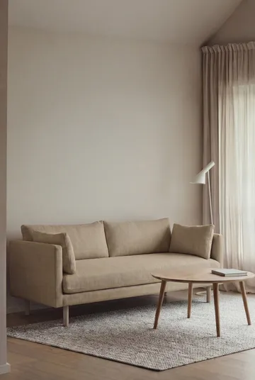 Linnevik καναπές - Same Sand 6672-Λευκή λαδωμένη δρυς, 2 θέσεων - 1898