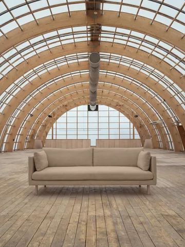 Linnevik καναπές - Same Sand 6672-Λευκή λαδωμένη δρυς, 4 θέσεων - 1898