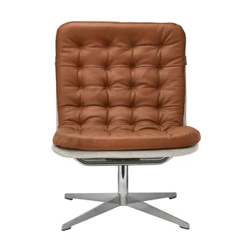 Πολυθρόνα Loholm με λειτουργία περιστροφής - Cognac leather-Bern Beige 0341 - 1898