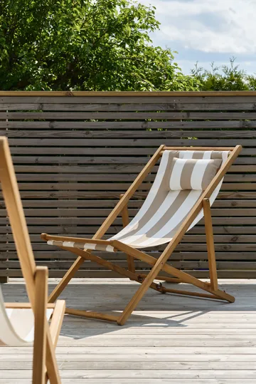 Lyckesand ξαπλώστρα - Teak-beige - 1898