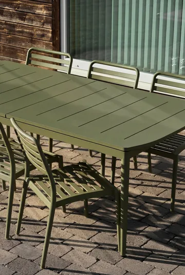 Τραπεζαρία Marsala με δυνατότητα επέκτασης   - Moss green, 208-288 cm - 1898