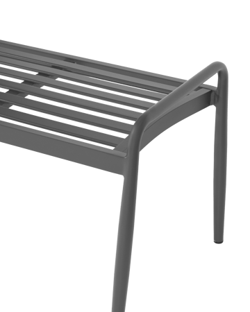 Messina παγκάκι 51x124 cm - Anthracite - 1898