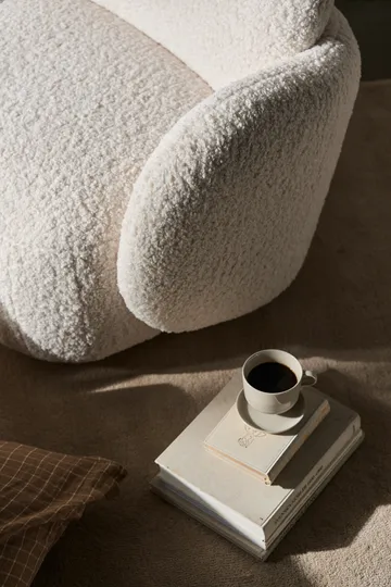 Mo πολυθρόνα με λειτουργία περιστροφής - Glore White 1243 - 1898